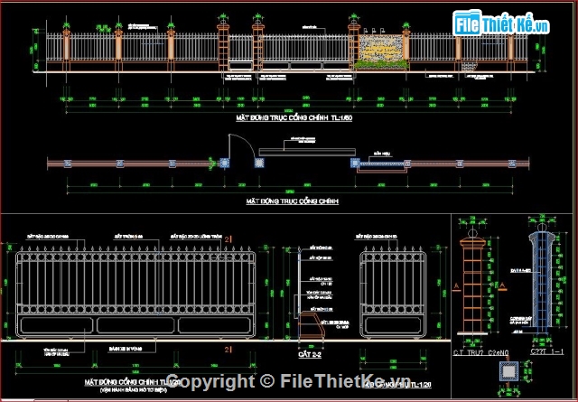 bản vẽ thiết kế,cổng đẹp,hàng rào đẹp,mẫu tường rào công ty,mẫu tường rào nhà văn phòng