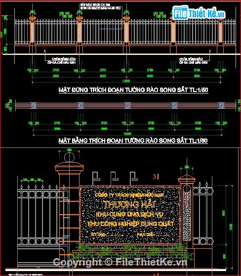 bản vẽ thiết kế,cổng đẹp,hàng rào đẹp,mẫu tường rào công ty,mẫu tường rào nhà văn phòng