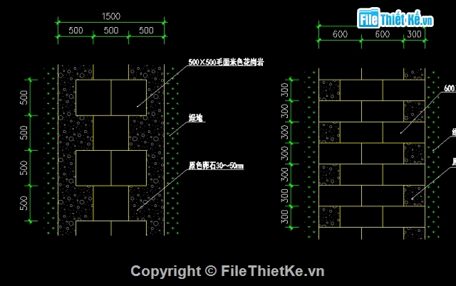 Bản vẽ thiết kế kè,bó vỉa vỉ hè,lát vỉa hè