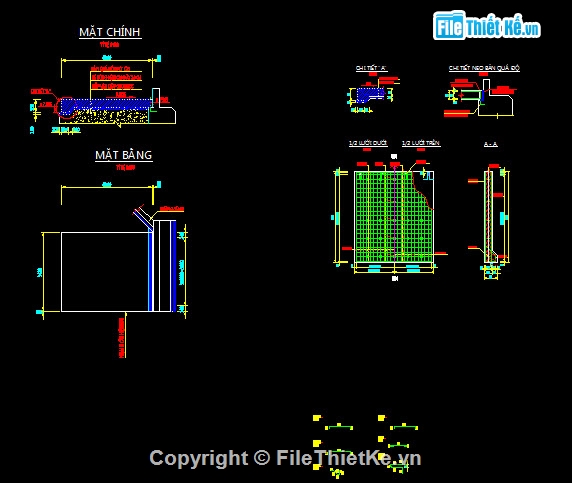 Bản vẽ,bản vẽ thiết kế,cầu bản,cầu dầm bản 1 nhịp L= 8m,thiết kế cầu dầm bản