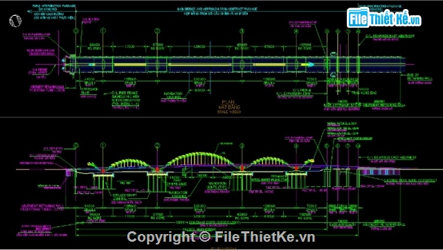 Bản vẽ thiết kế Cầu Rồng (Đà Nẵng),Hồ sơ thiết kế cầu rồng Đà Nẵng,Bản vẽ thiết kế cầu rồng,Bản vẽ Cầu Rồng