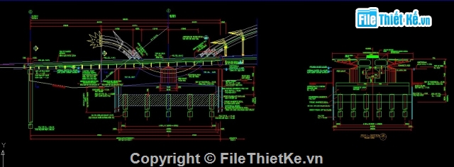 Bản vẽ thiết kế Cầu Rồng (Đà Nẵng),Hồ sơ thiết kế cầu rồng Đà Nẵng,Bản vẽ thiết kế cầu rồng,Bản vẽ Cầu Rồng