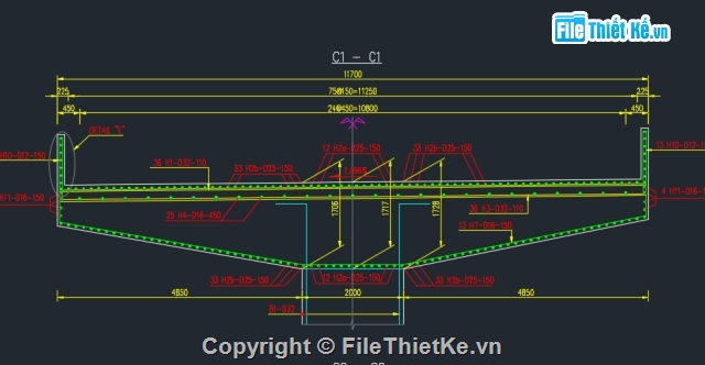 thiết kế cầu,bản vẽ thiết kế,bản vẽ cầu sông nhân