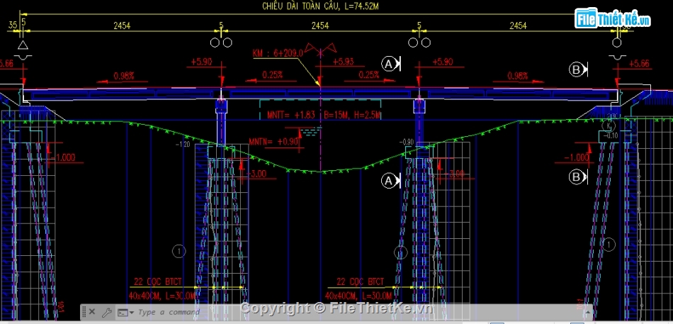 thiết kế cầu,thiết kế cầu tạm,khổ cầu 12m
