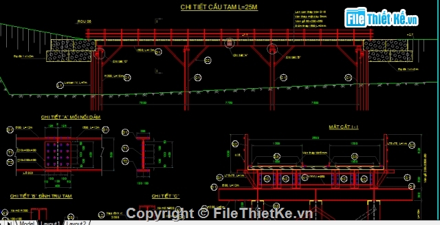 Cầu tạm,cầu dẫn,cầu thép,dầm dẫn,cầu tạm phục vụ,cọc thép