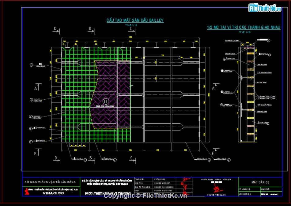 cầu tạm bailey,autocad cầu tạm bailey,thiết kế cầu tạm,cad cầu tạm bailey