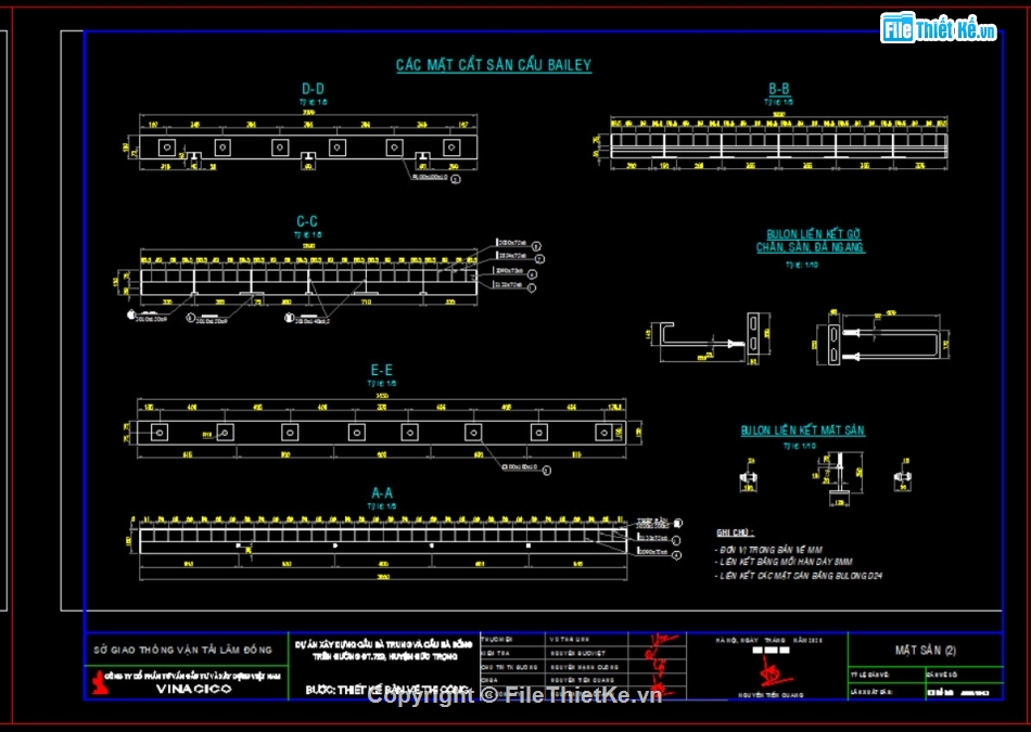 cầu tạm bailey,autocad cầu tạm bailey,thiết kế cầu tạm,cad cầu tạm bailey