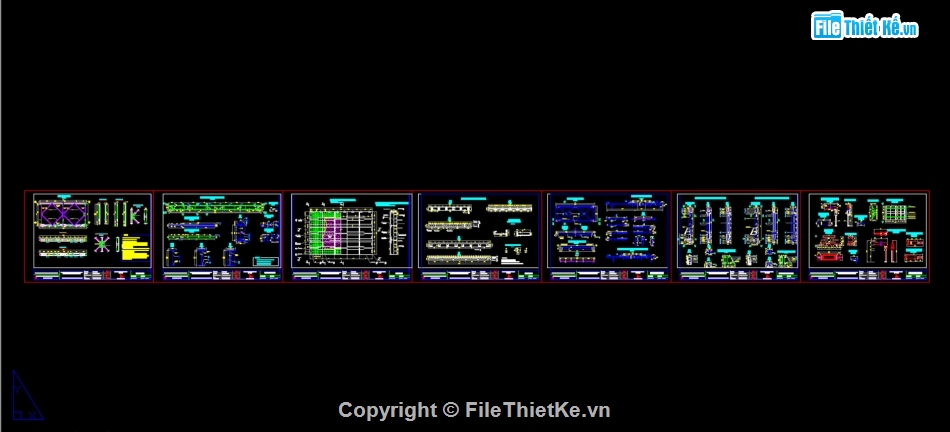 cầu tạm bailey,autocad cầu tạm bailey,thiết kế cầu tạm,cad cầu tạm bailey