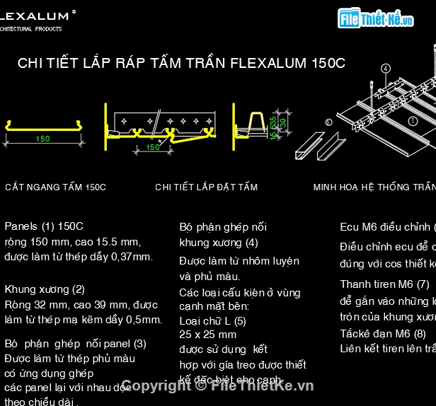 bản vẽ thiết kế cấu tạo liên kết tấm alux,liên kết tấm alux,tấm alux,thiết kế cấu tạo liên kết tấm alux,kế cấu tạo liên kết tấm alux