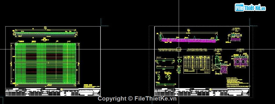 thiết kế cấu bản vẽ,dầm bản rỗng,thiết kế cầu,bản vẽ cầu