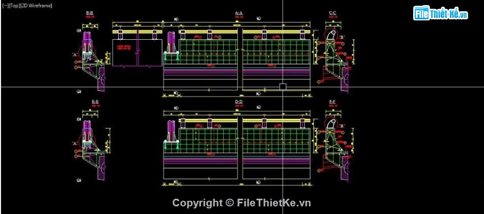thiết kế cấu bản vẽ,dầm bản rỗng,thiết kế cầu,bản vẽ cầu