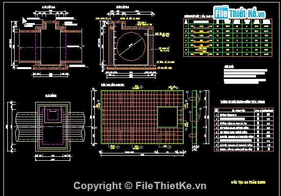 Bản Vẽ Thiết Kế Chi Tiết Ga Thăm Cống D2000