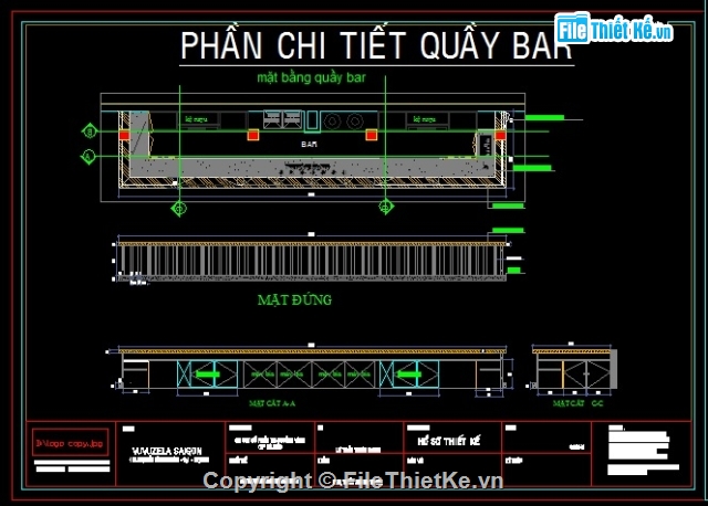 Bản vẽ thiết kế  NỘI THẤT nhà hàng VUVUZELA,Bản vẽ nội thất nhà hàng vuvuzela,bản vẽ CLB bia tươi vuvuzela
