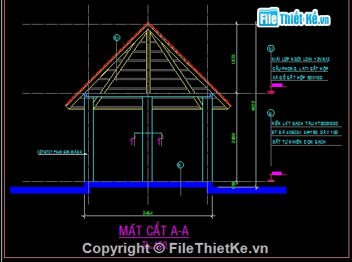 chòi nghỉ,bản vẽ thiết kế,bản vẽ chòi nghỉ mát