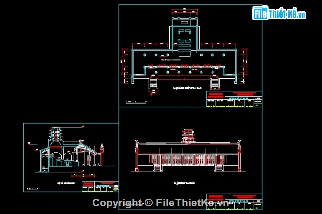 bản vẽ thiết kế Tam Quan chùa keo (Bắc Ninh),Bản vẽ chùa keo,Bản vẽ thiết kế Chùa keo,Bản vẽ cad chùa keo