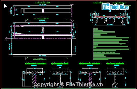 thiết kế cầu nhịp 20.7m và 33m,thiết kế cầu Khe Súng,biện pháp thi công cầu