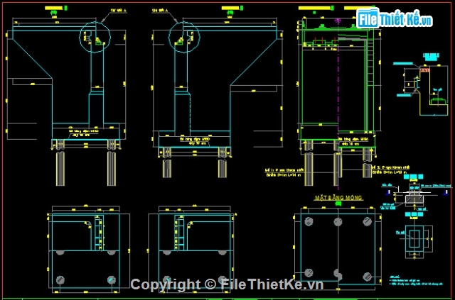 thiết kế cầu nhịp 20.7m và 33m,thiết kế cầu Khe Súng,biện pháp thi công cầu