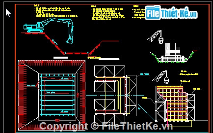 thiết kế cầu,cầu dàn thép,Kết cấu phần dưới bao gồm mố,Biện pháp thi công công