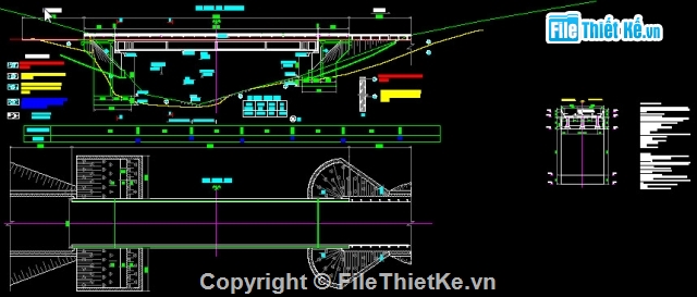 thiết kế cầu,Bản vẽ mặt cắt ngang điển hình,Bản vẽ thiết kế trắc dọc,trắc ngang tuyến,Khối lượng cầu