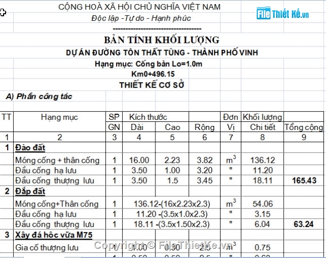 thiết kế cơ sở tuyến,đường đô thị,Bản vẽ thiết kế nút giao,Bản vẽ thiết kế cống + khối lượng,Thuyết minh thiết kế cơ sở