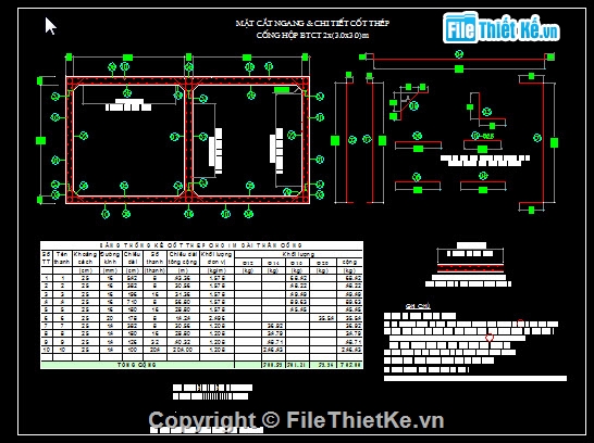 Bản vẽ,Bản vẽ cống hộp,bản vẽ thiết kế định hình