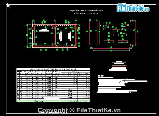 Bản vẽ,Bản vẽ cống hộp,bản vẽ thiết kế định hình