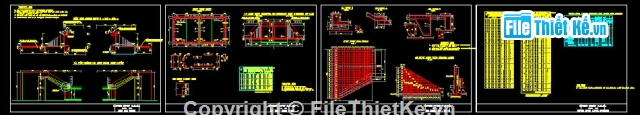 Bản vẽ,Bản vẽ cống hộp,đổ tại chỗ