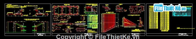 Bản vẽ,Bản vẽ cống hộp,đổ tại chỗ