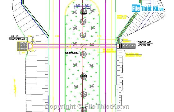 thiết kế cống hộp 2x2m,Bản vẽ cống hộp,Bản vẽ thiết kế cống hộp khẩu độ 2mx 2m,thiết kế cống