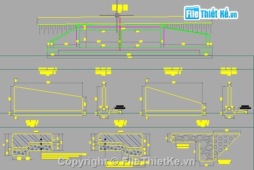 thiết kế cống hộp 2x2m,thiết kế cống,Bản vẽ cống hộp,Bản vẽ thiết kế cống hộp khẩu độ 2x(4m x 2m),thiết kế cống hộp khẩu độ 2x(4m x 2m)