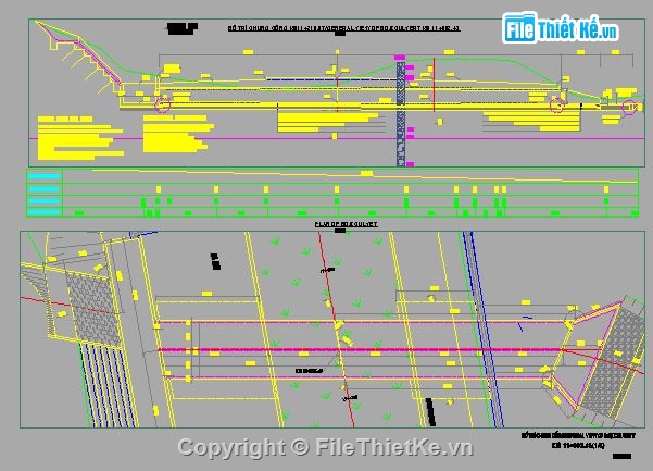 thiết kế cống hộp 2x2m,thiết kế cống,Bản vẽ cống hộp,Bản vẽ thiết kế cống hộp khẩu độ 2x(4m x 2m),thiết kế cống hộp khẩu độ 2x(4m x 2m)