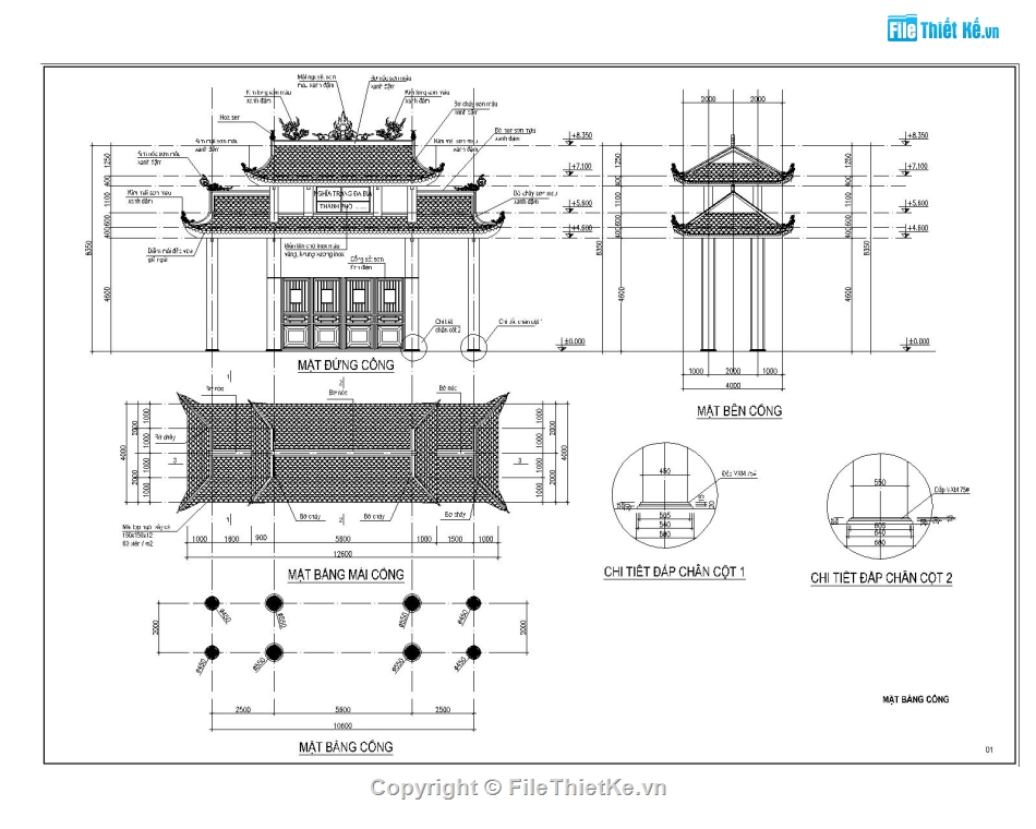 bản vẽ cổng nghĩa trang,bản vẽ cổng đẹp,thiết kế cổng nghĩa trang