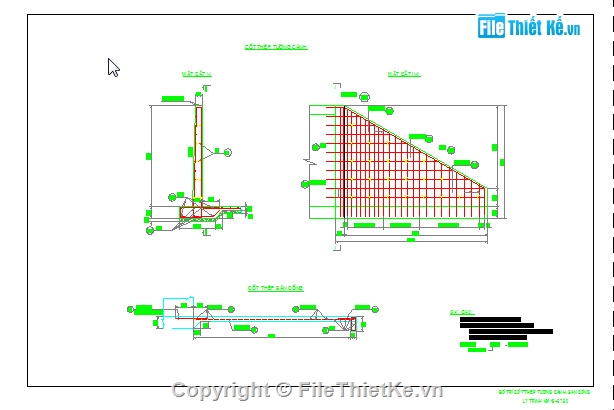 Bản vẽ,thiết kế cống,thiết kế cống hộp 3x3m