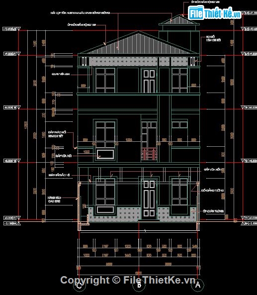 thiết kế nhà ở,mẫu nhà 3 tầng,mẫu nhà 6 x 16m,nhà 3 tầng lệch đẹp