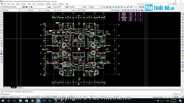 bản vẽ thiết kế,thiết kế chung cư,Bản cad thiết kế