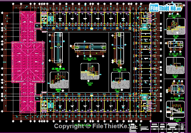 bản vẽ trường học,thiết kế trường hoc,bản vẽ trương đẹp,THCS Bình Trị Đông