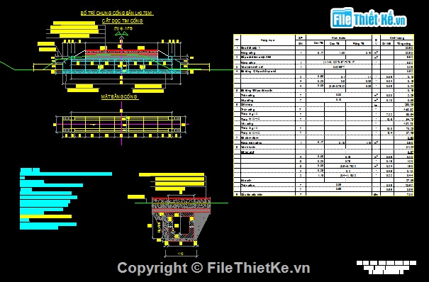 Bản vẽ,thiết kế đường,thiết kế cống qua đường