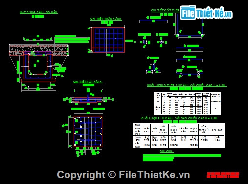 Bản vẽ,thiết kế đường,thiết kế cống qua đường