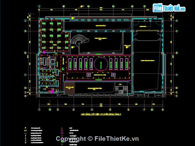 đường điện nhà cao tầng,bản vẽ điện nhà 8 tầng,thiết kế đường điện
