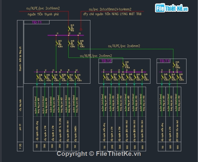 điện nước biệt thự,bản vẽ nước biệt thự,Bản vẽ điện nước,file cad điện nước biệt thự