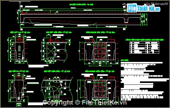 Bản vẽ dầm,bản vẽ thiết kế định hình,Bản vẽ thiết kế kè,Bản vẽ thiết kế CLB