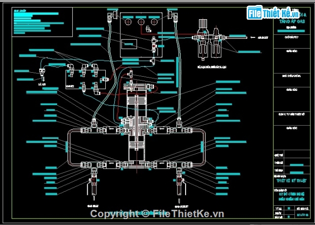 BẢN VẼ MÁY TĂNG ÁP GAS,THIÊT KẾ MÁY TĂNG ÁP GAS,MÁY TĂNG ÁP GAS