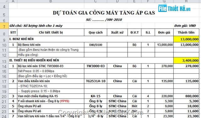 BẢN VẼ MÁY TĂNG ÁP GAS,THIÊT KẾ MÁY TĂNG ÁP GAS,MÁY TĂNG ÁP GAS