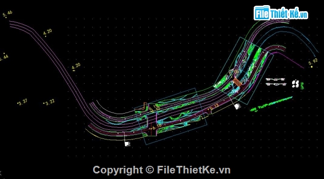 giao thông,tham khảo,thiết kế đường,Bản vẽ thiết kế kè