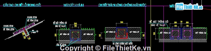 bản vẽ gia cố ta luy,gia cố mái taluy,thiết kế giải pháp gia cố mái ta luy,gia cố mương,gia cố bờ kênh,gia cố mái taluy trồng cỏ