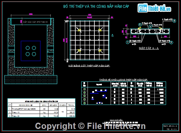 bản vẽ hầm cáp,hố cáp,bể cáp,cáp điện,cáp thông tin,cáp viễn thông