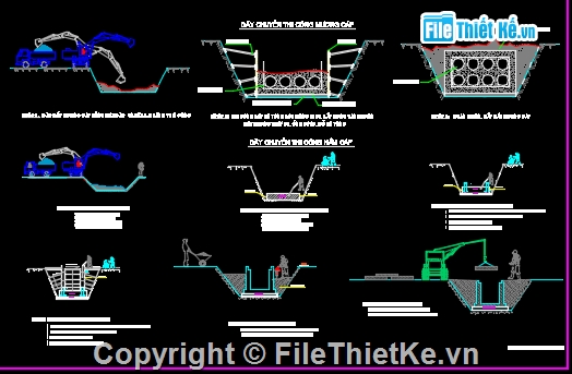 bản vẽ hầm cáp,hố cáp,bể cáp,cáp điện,cáp thông tin,cáp viễn thông