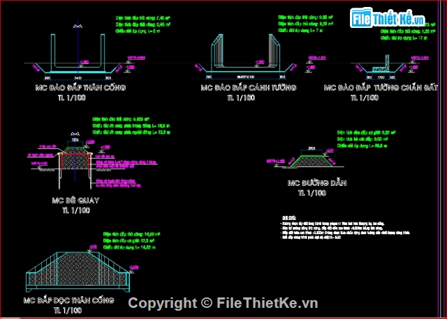 Bản vẽ Kênh Thủy Lợi,máng thủy lợi,thiết kế kênh thủy lợi