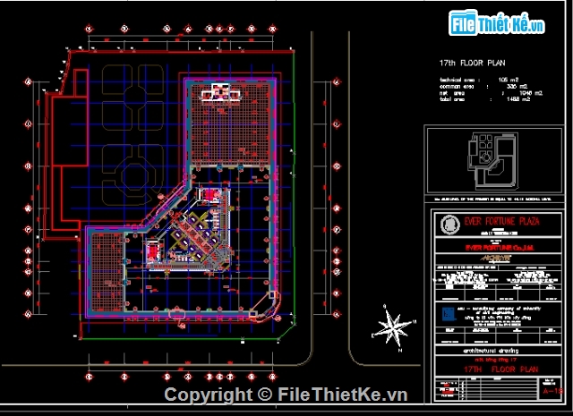 Bản vẽ thiết kế,khách sạn ever fortune plaza,thiết kế cấu bản vẽ khách sạn