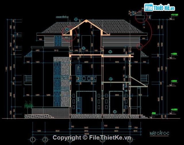 Thiết kế biệt thự,biệt thự 3 tầng,biệt thự nhà vườn,mẫu biệt thự nhà vườn